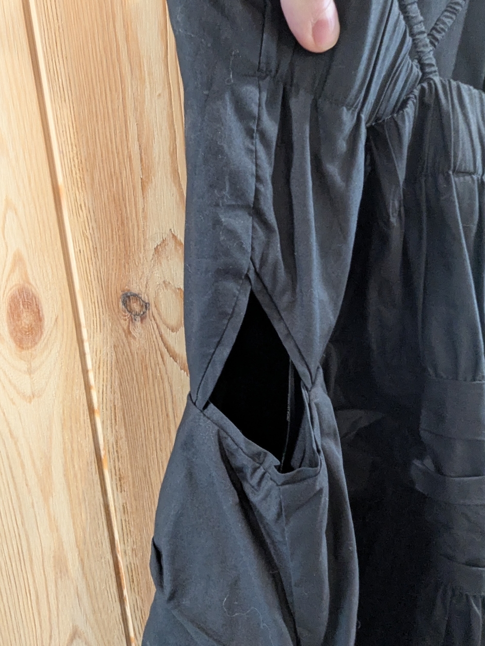 NWT Country Road Black Cotton Cutout Maxi Dress - Picture 10 of 12